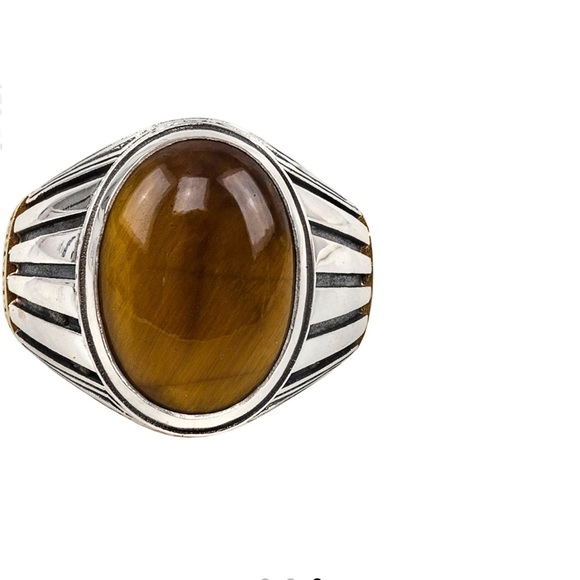 Konstantino Tiger’s Eye Ring - Picture 3 of 7